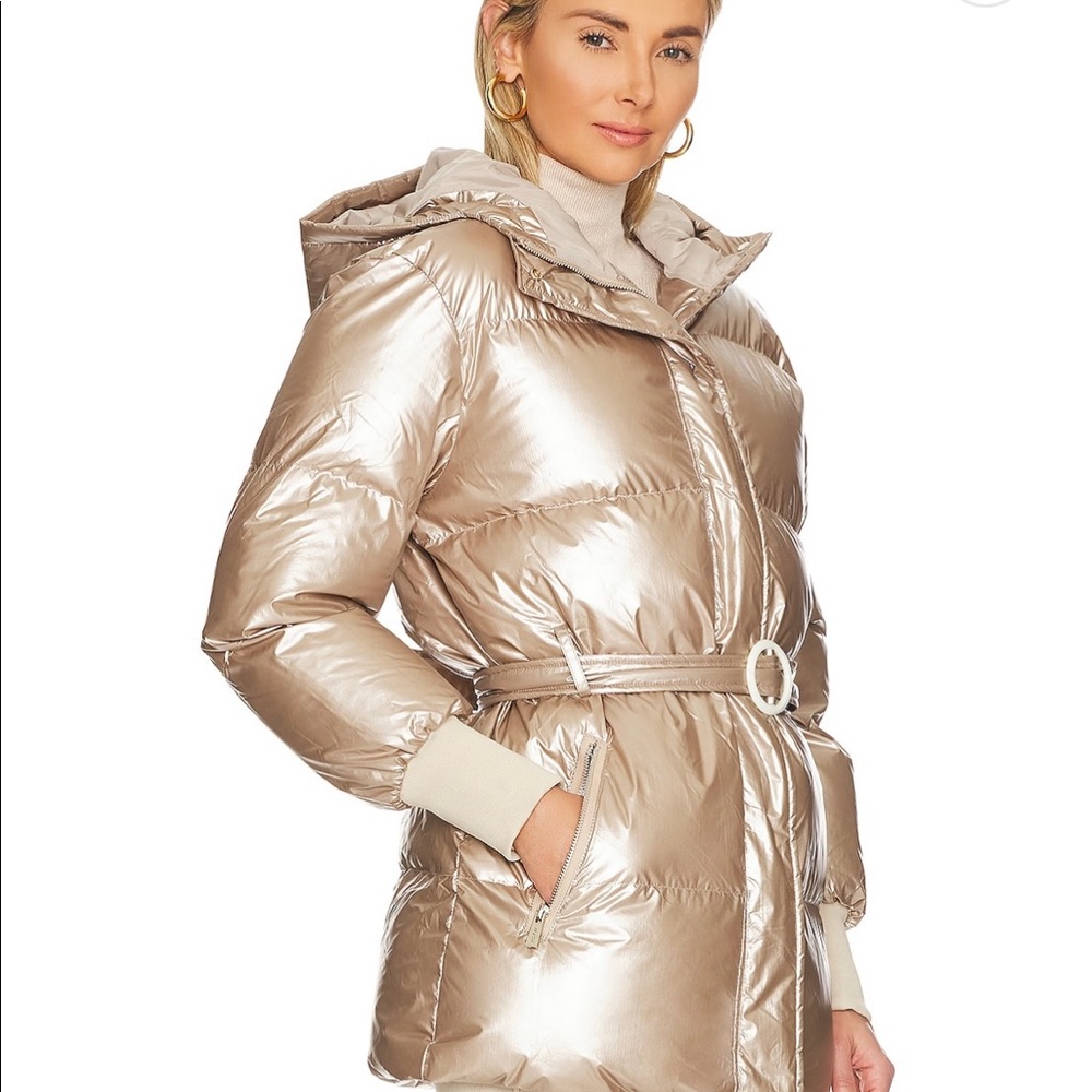 Puffer Jacket- Gold - image 4